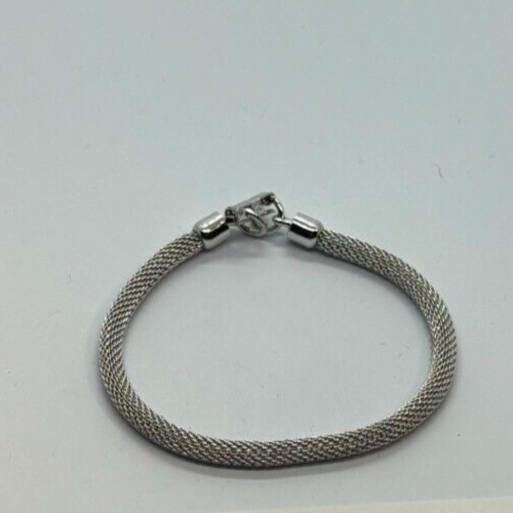 Vintage Bracelet in Silver Tone Metal‎ Minimalist Sarah Coventry Chain Detail